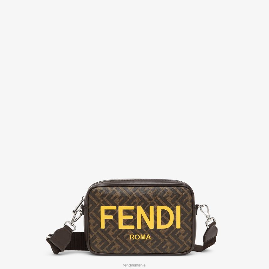 ff geanta din stofa maro Fendi bărbați accesorii 86084L1856