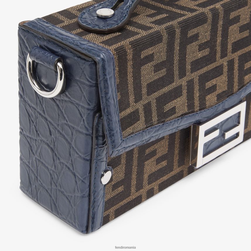 geantă din material ff exotic maro Fendi bărbați accesorii 86084L1880