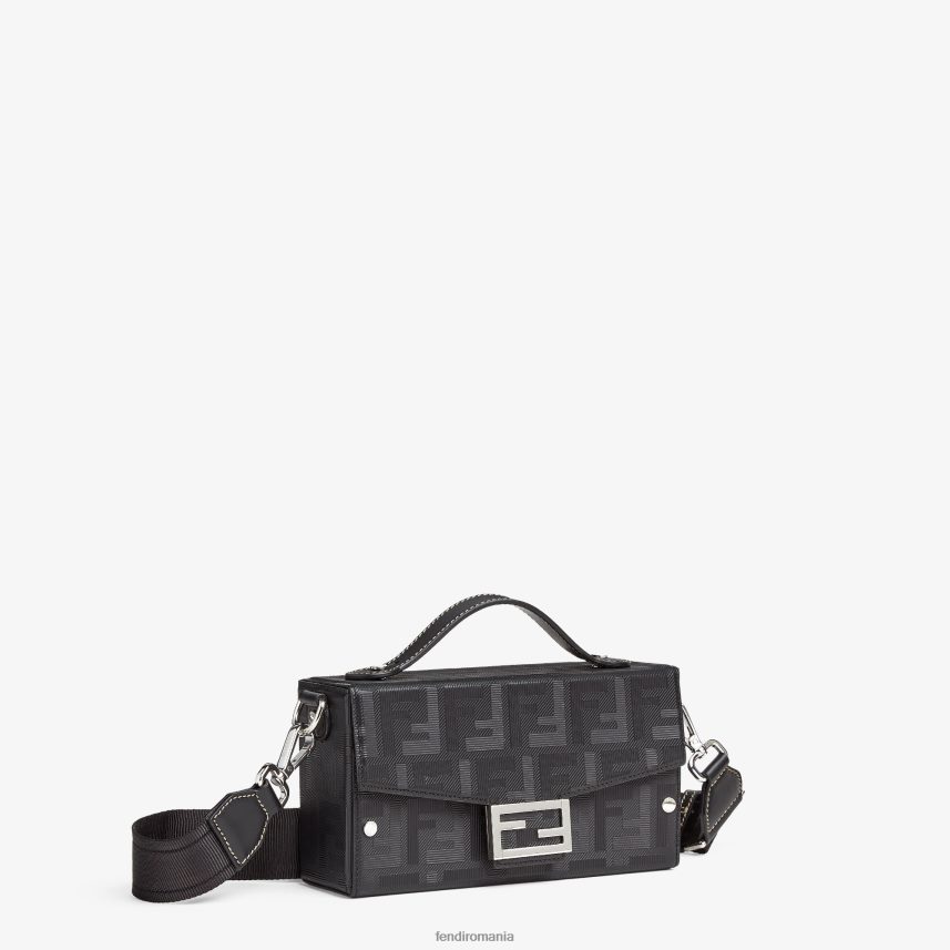 geantă moale din piele baguette negru Fendi bărbați accesorii 86084L1801
