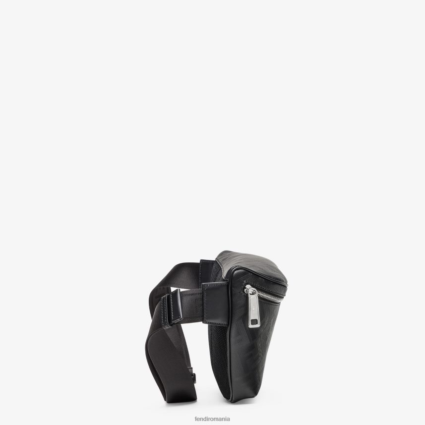geanta cu curea din piele negru Fendi bărbați accesorii 86084L1797