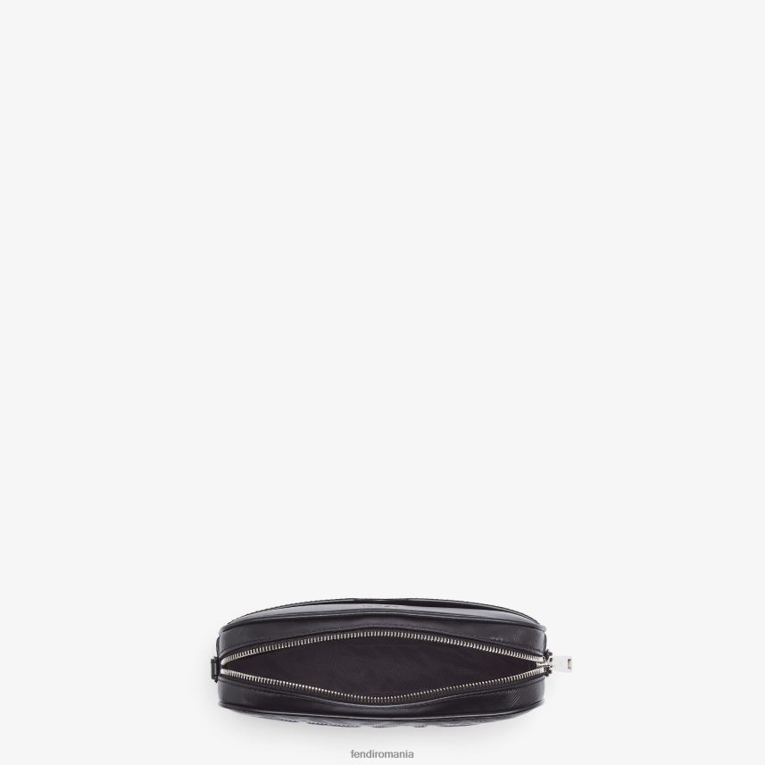 geanta din piele cu imprimeu ff negru Fendi bărbați accesorii 86084L1811