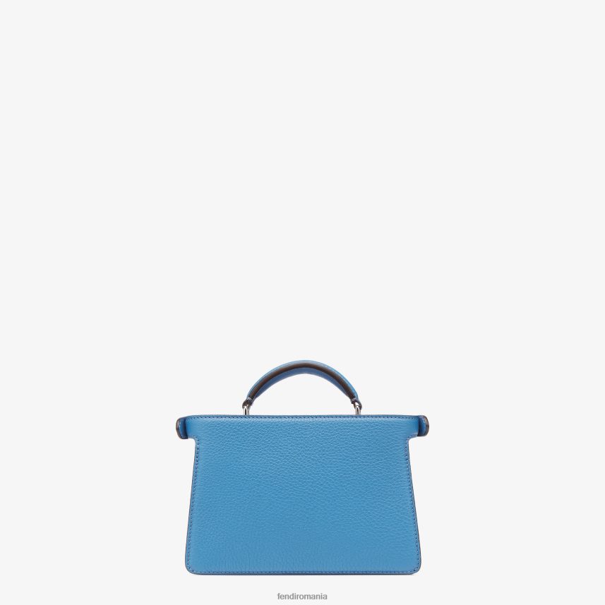 geanta din piele peekaboo iseeu xcross albastru Fendi bărbați accesorii 86084L1795