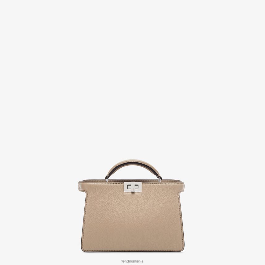 geanta din piele peekaboo iseeu xcross bej Fendi bărbați accesorii 86084L1796