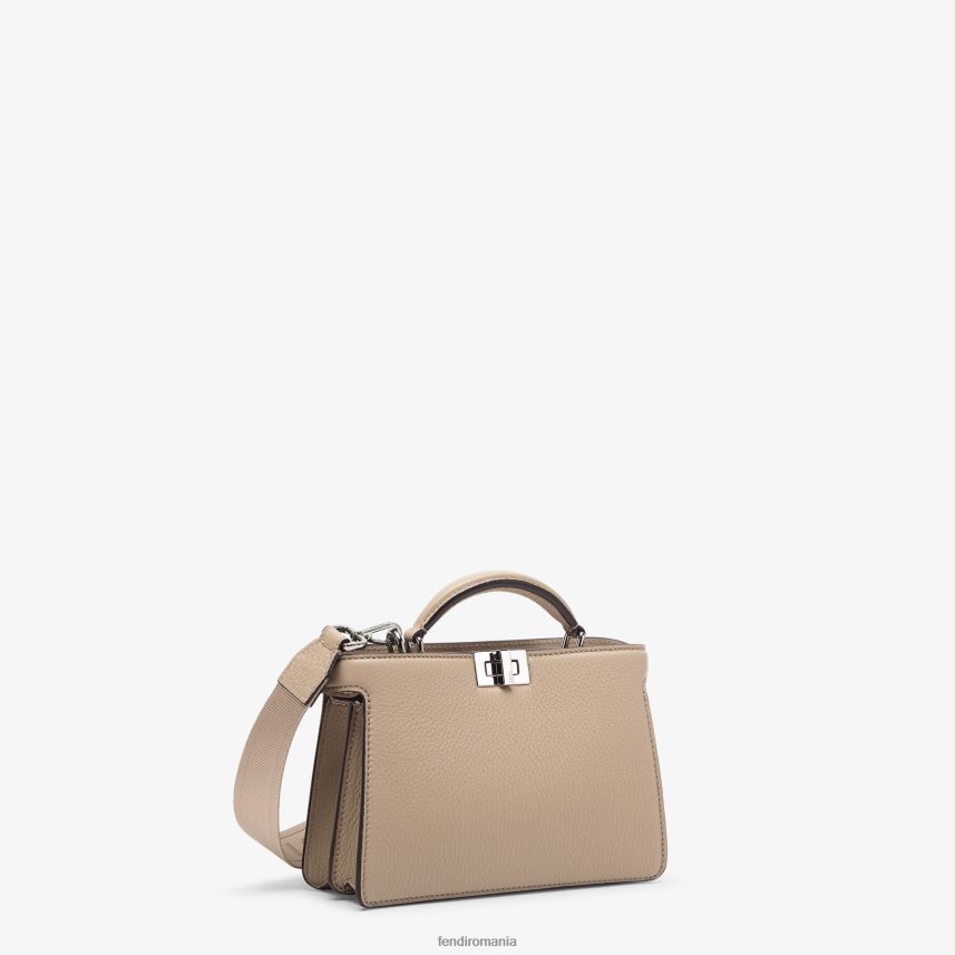 geanta din piele peekaboo iseeu xcross bej Fendi bărbați accesorii 86084L1796