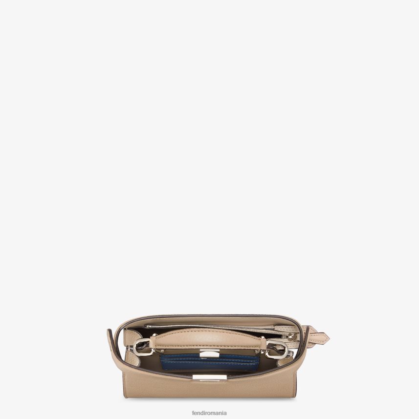 geanta din piele peekaboo iseeu xcross bej Fendi bărbați accesorii 86084L1796