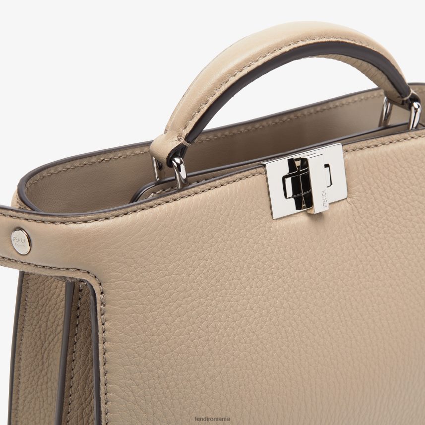 geanta din piele peekaboo iseeu xcross bej Fendi bărbați accesorii 86084L1796