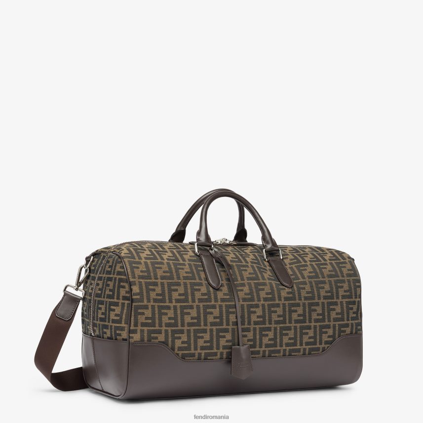 geanta mare ff stofa maro Fendi bărbați accesorii 86084L1846