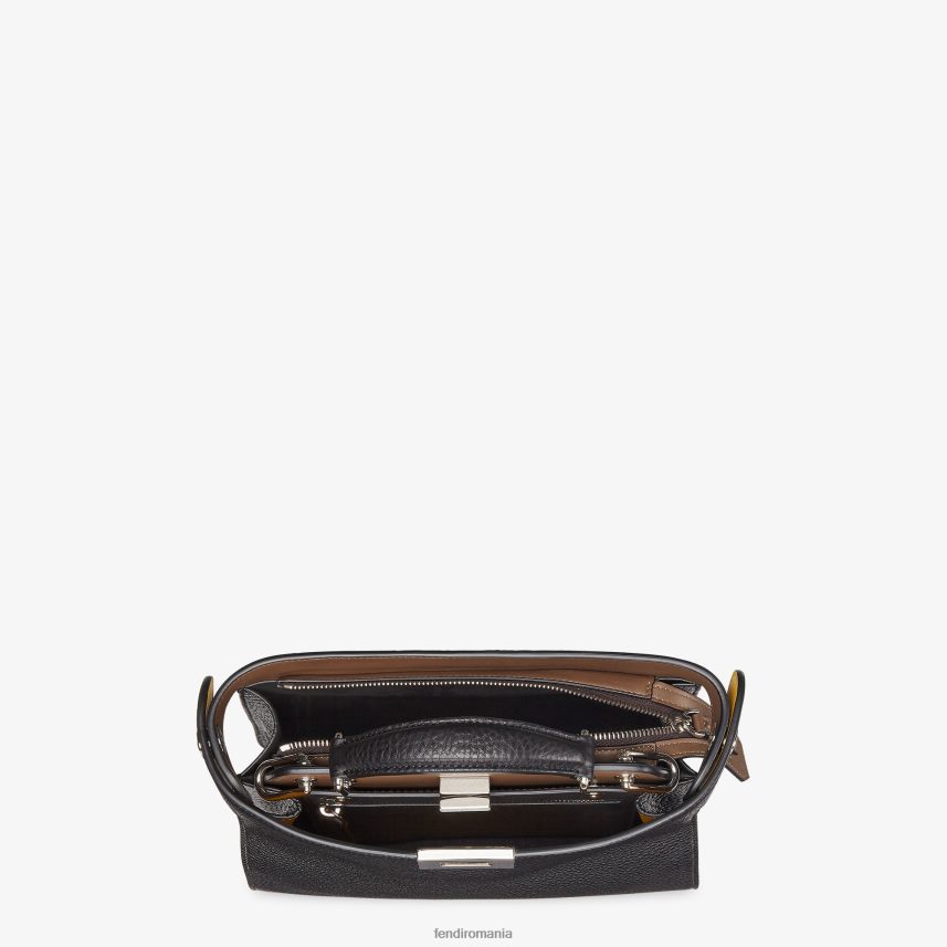 geanta peekaboo iseeu mini din piele negru Fendi bărbați accesorii 86084L1812
