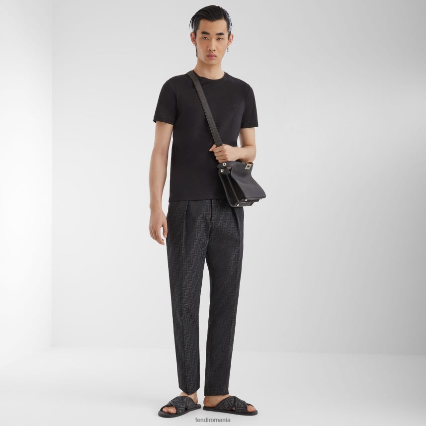 geanta peekaboo iseeu mini din piele negru Fendi bărbați accesorii 86084L1812