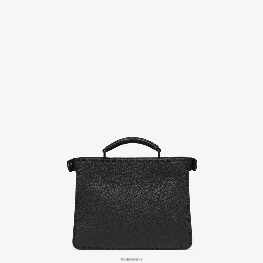 geanta peekaboo iseeu mini din piele negru Fendi bărbați accesorii 86084L1823