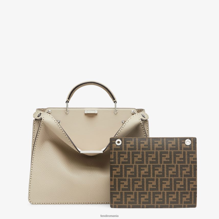 geanta selleria bej Fendi bărbați accesorii 86084L1832