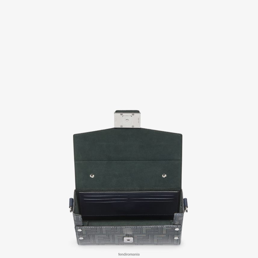 geanta umbra din piele multicolor Fendi bărbați accesorii 86084L1835