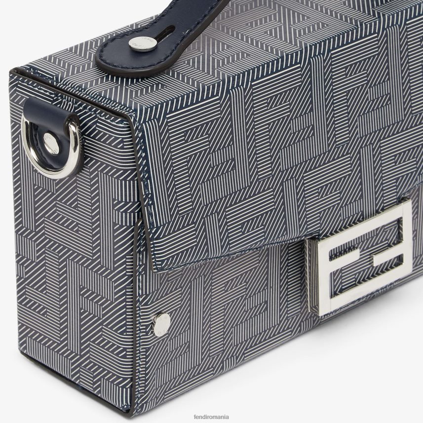 geanta umbra din piele multicolor Fendi bărbați accesorii 86084L1835