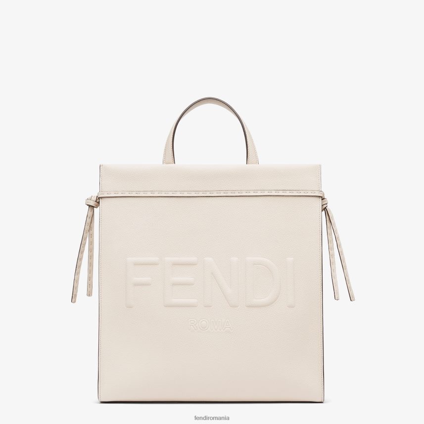 mediu merge la geantă din piele cumpărător bej Fendi bărbați accesorii 86084L1870