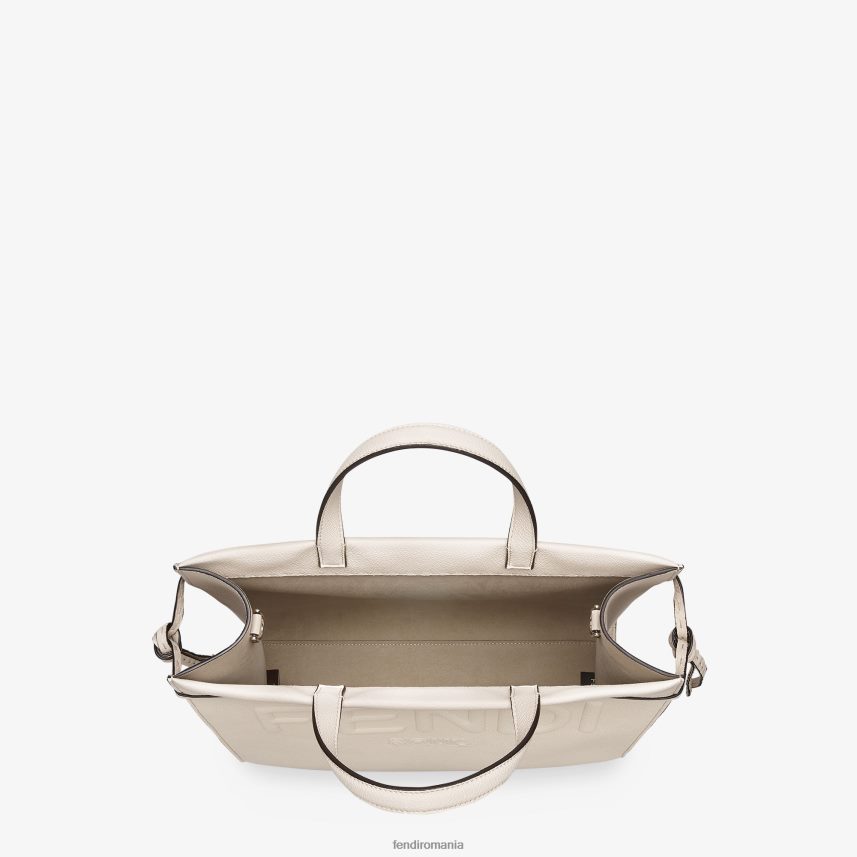 mediu merge la geantă din piele cumpărător bej Fendi bărbați accesorii 86084L1870