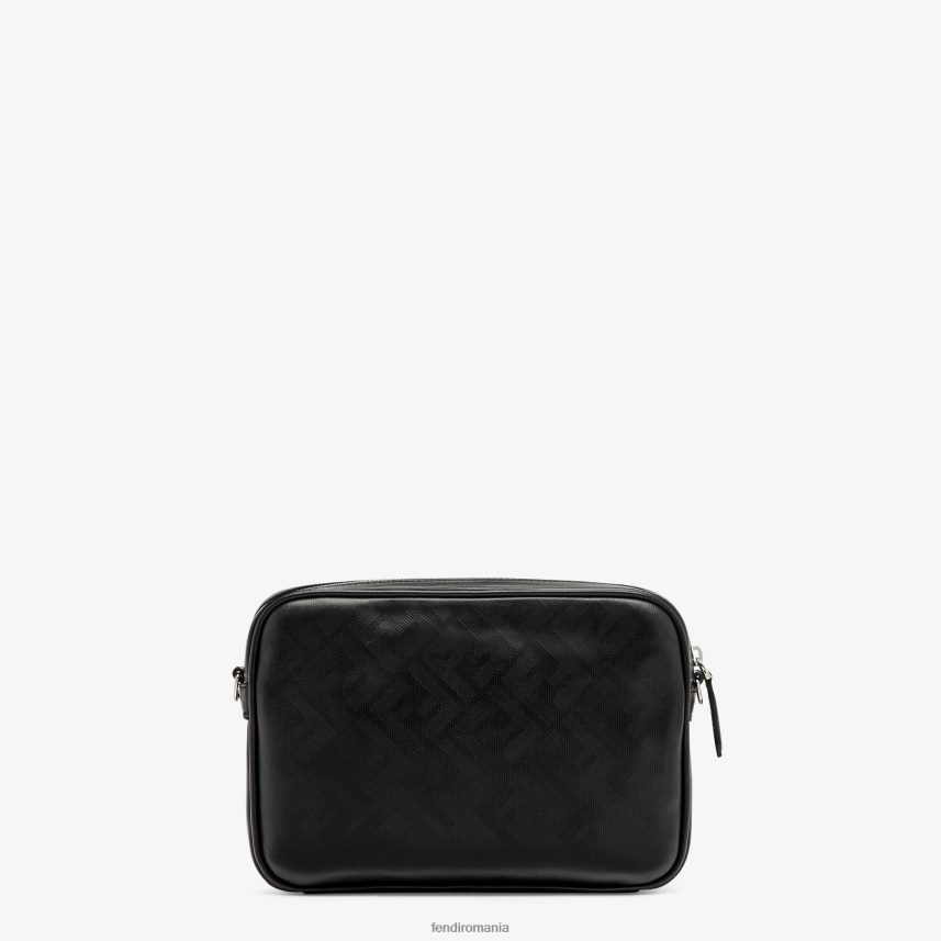 shadow diagonal duo camera case geanta din piele negru Fendi bărbați accesorii 86084L1799