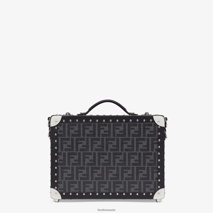 valiză din stofă negru Fendi bărbați accesorii 86084L1890