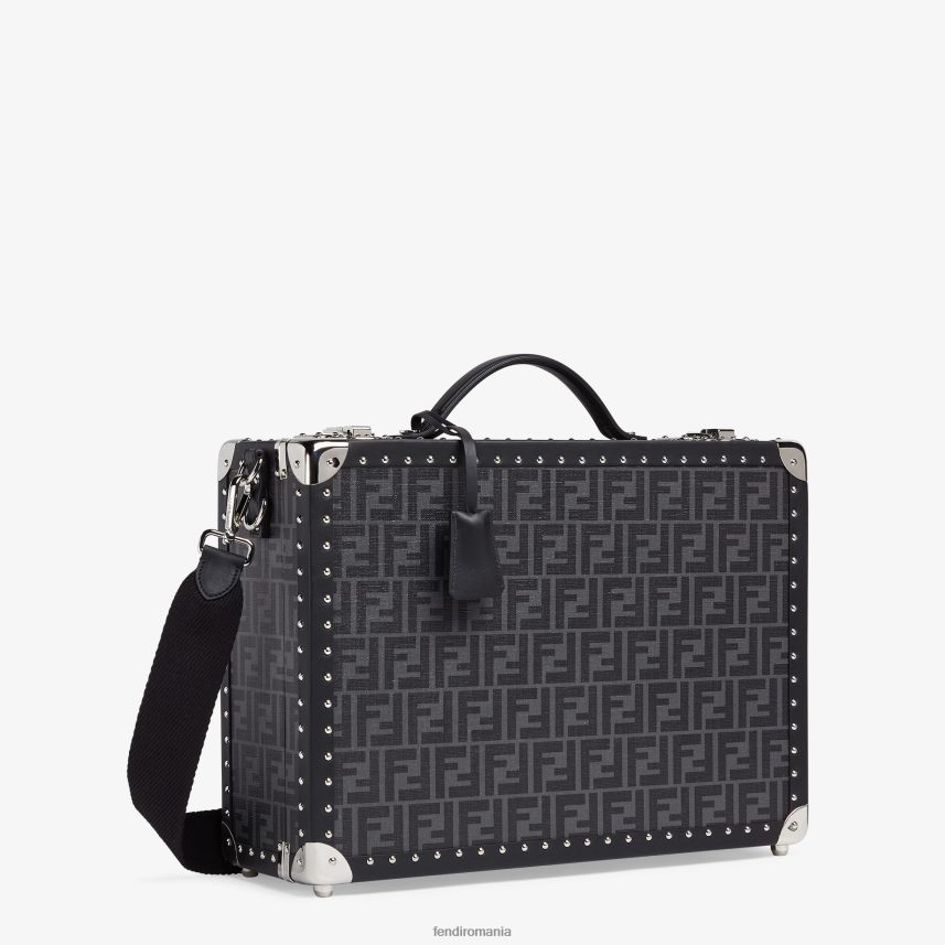valiză din stofă negru Fendi bărbați accesorii 86084L1891