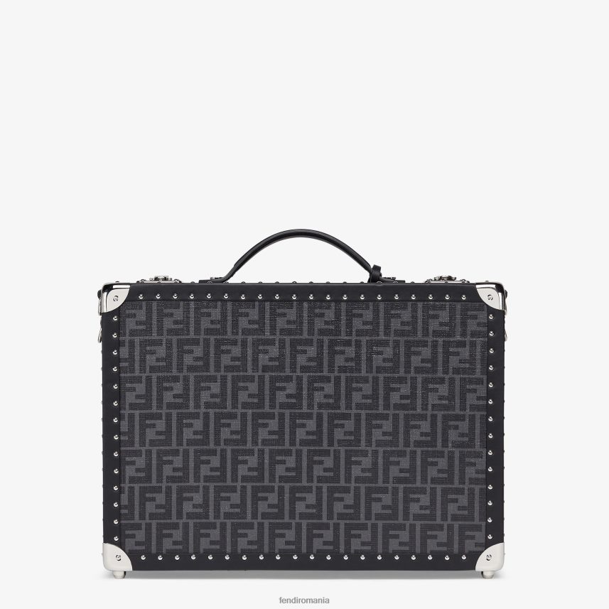 valiză din stofă negru Fendi bărbați accesorii 86084L1891