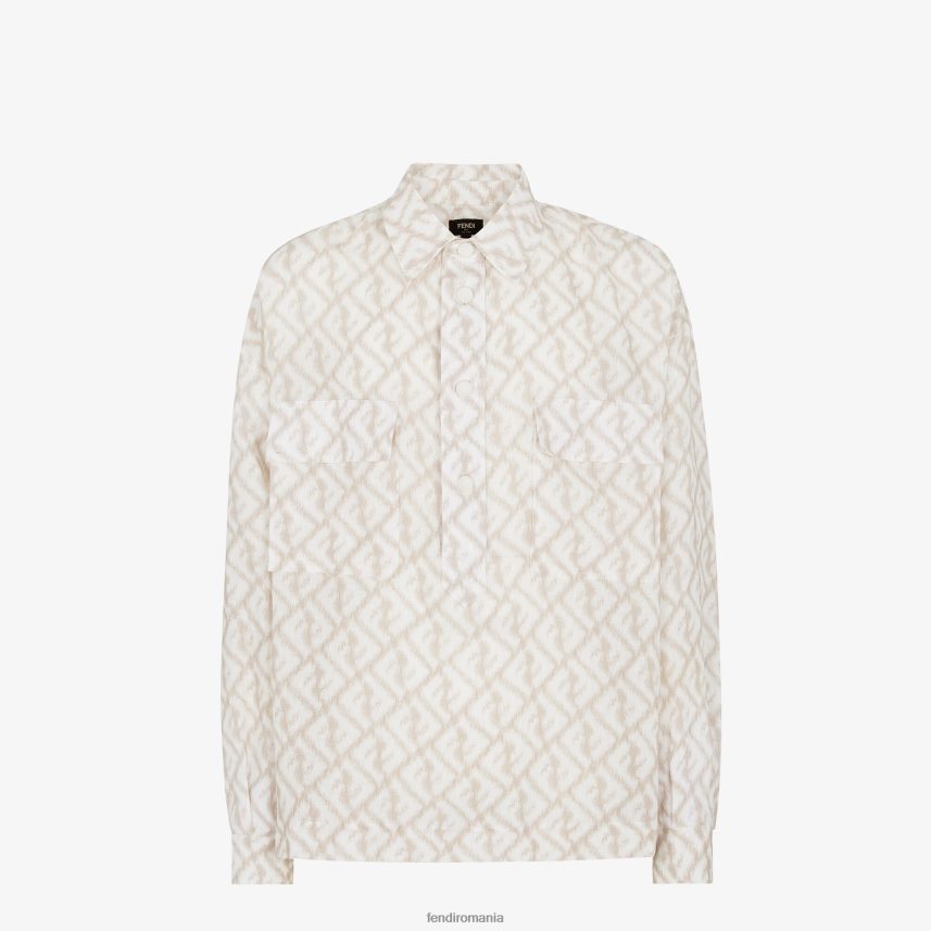 cămașă de in multicolor Fendi bărbați îmbrăcăminte 86084L1998
