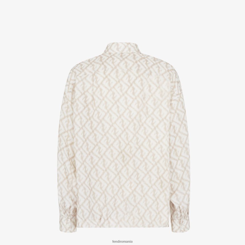 cămașă de in multicolor Fendi bărbați îmbrăcăminte 86084L1998