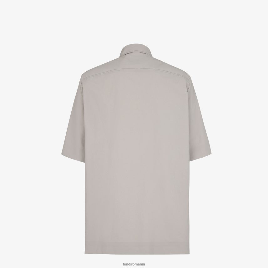 cămașă de nailon gri Fendi bărbați îmbrăcăminte 86084L1926