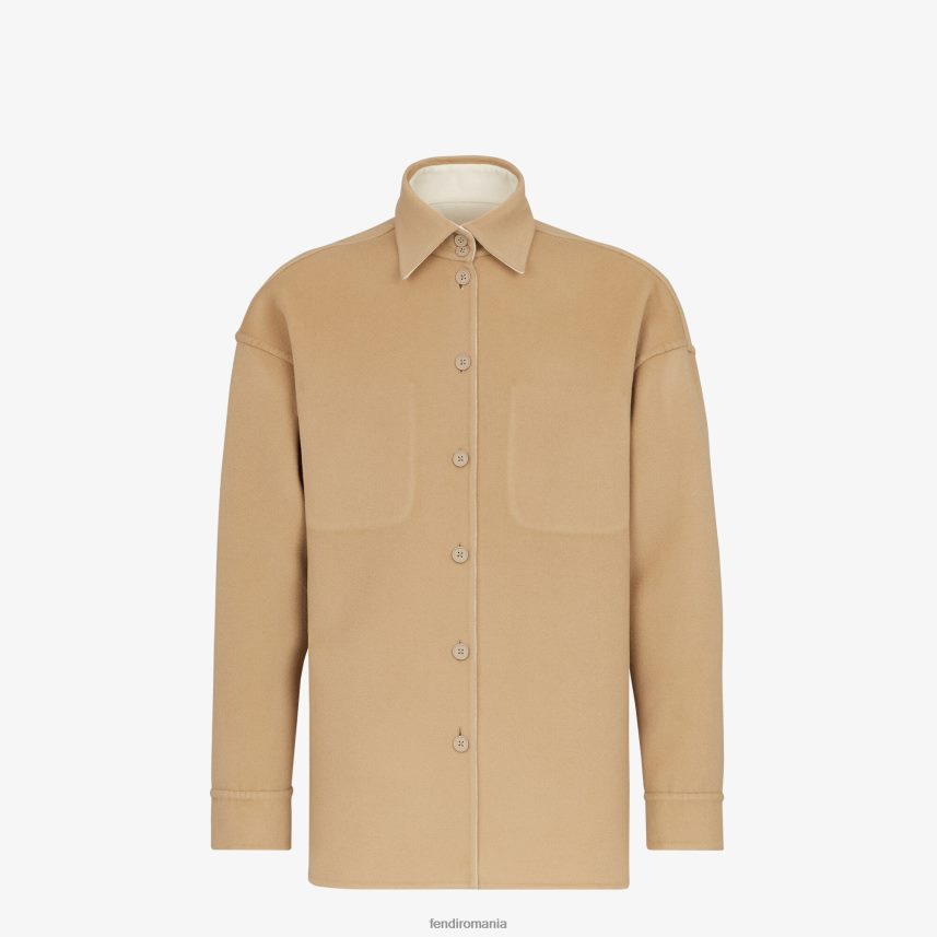 bluză din cașmir alb Fendi bărbați îmbrăcăminte 86084L2116