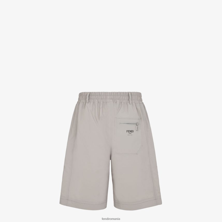 pantaloni de in gri Fendi bărbați îmbrăcăminte 86084L1927