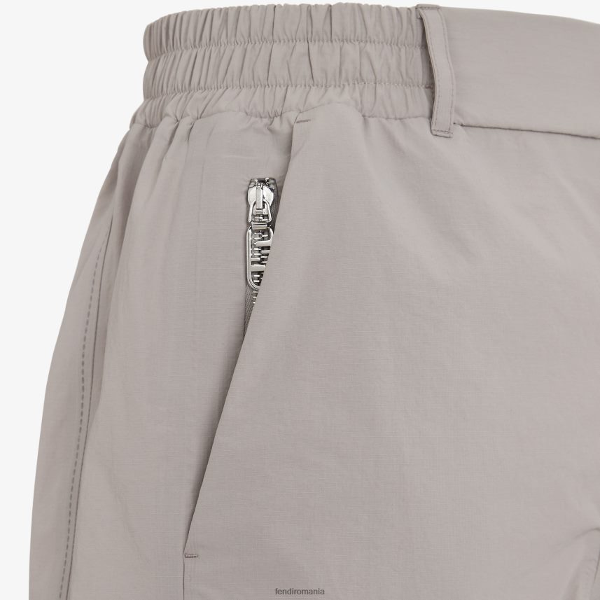 pantaloni de in gri Fendi bărbați îmbrăcăminte 86084L1927