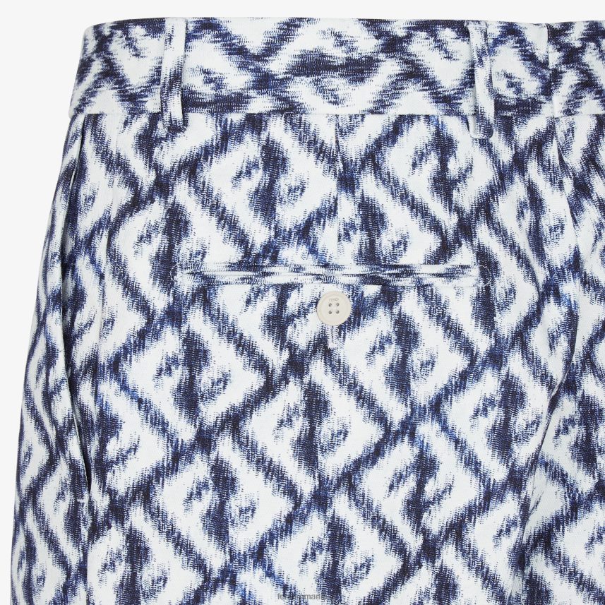 pantaloni de in multicolor Fendi bărbați îmbrăcăminte 86084L2010