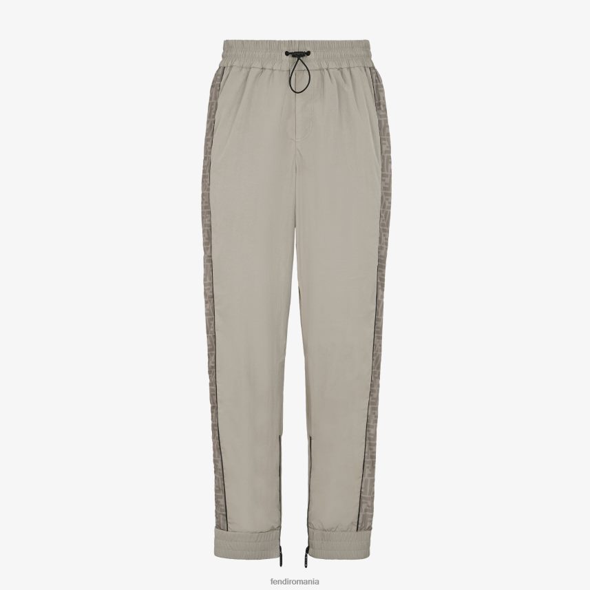 pantaloni din material tehnologic bej Fendi bărbați îmbrăcăminte 86084L1947