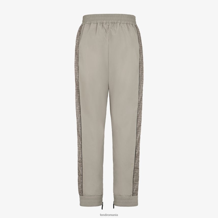pantaloni din material tehnologic bej Fendi bărbați îmbrăcăminte 86084L1947