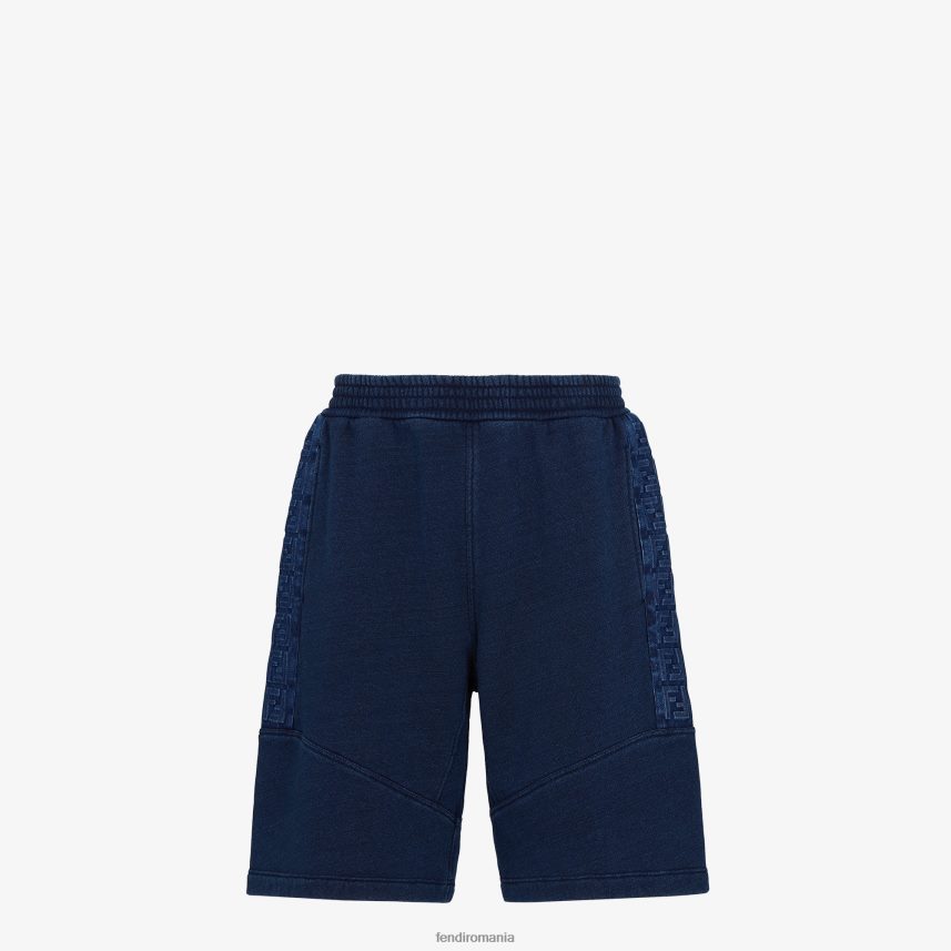 pantaloni din tricou albastru Fendi bărbați îmbrăcăminte 86084L2073