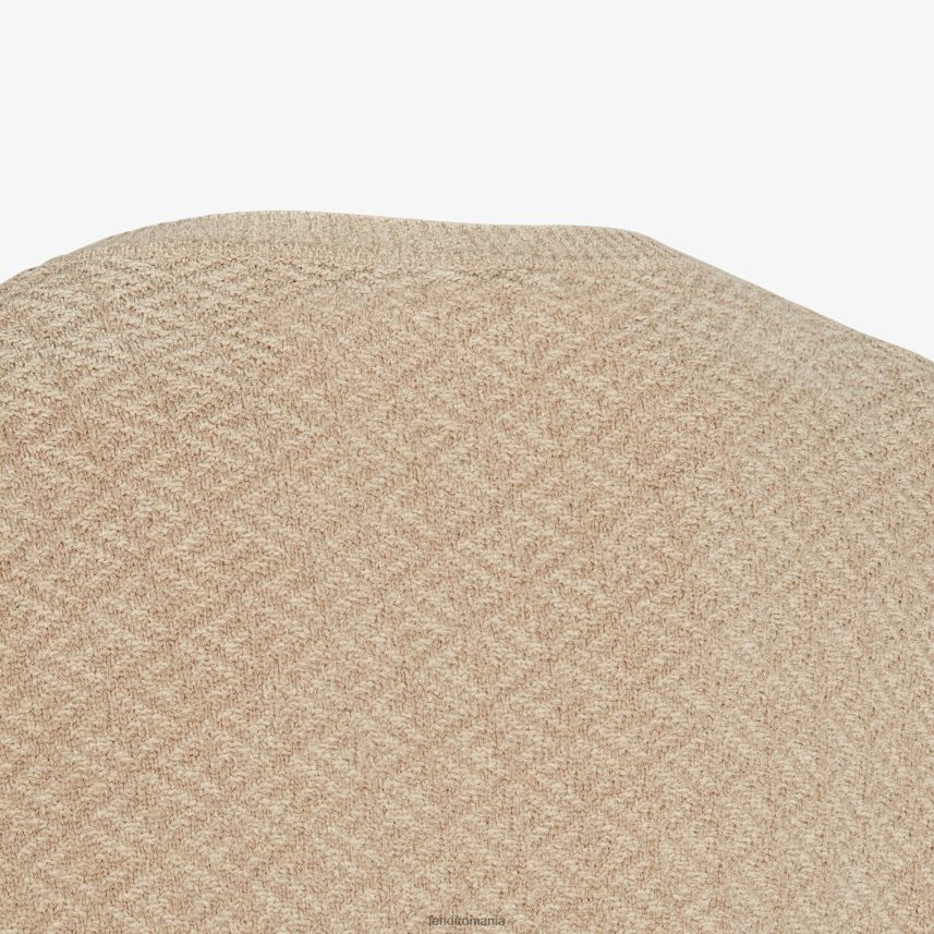 pulover de bumbac bej Fendi bărbați îmbrăcăminte 86084L2054