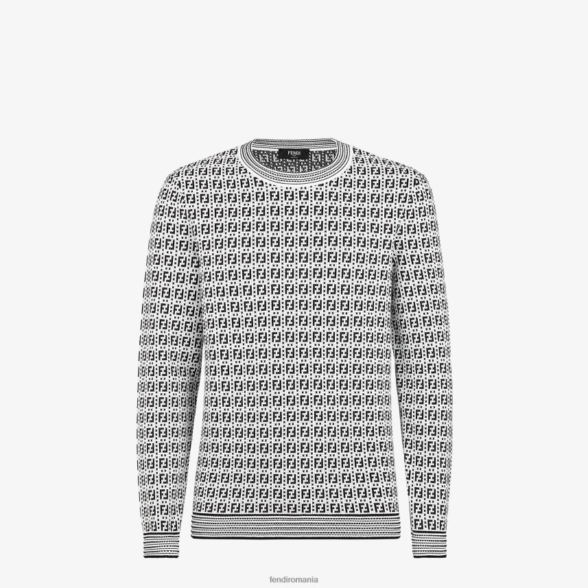 pulover din vascoza multicolor Fendi bărbați îmbrăcăminte 86084L2178