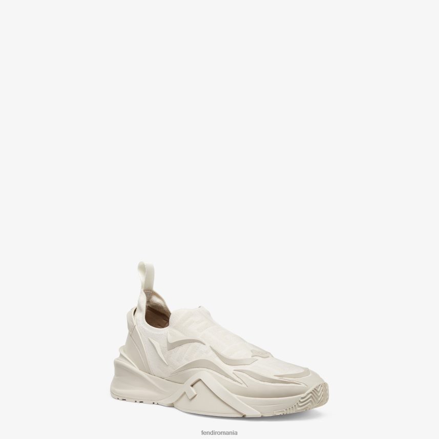 adidași de alergare din plasă alb Fendi bărbați încălţăminte 86084L2252