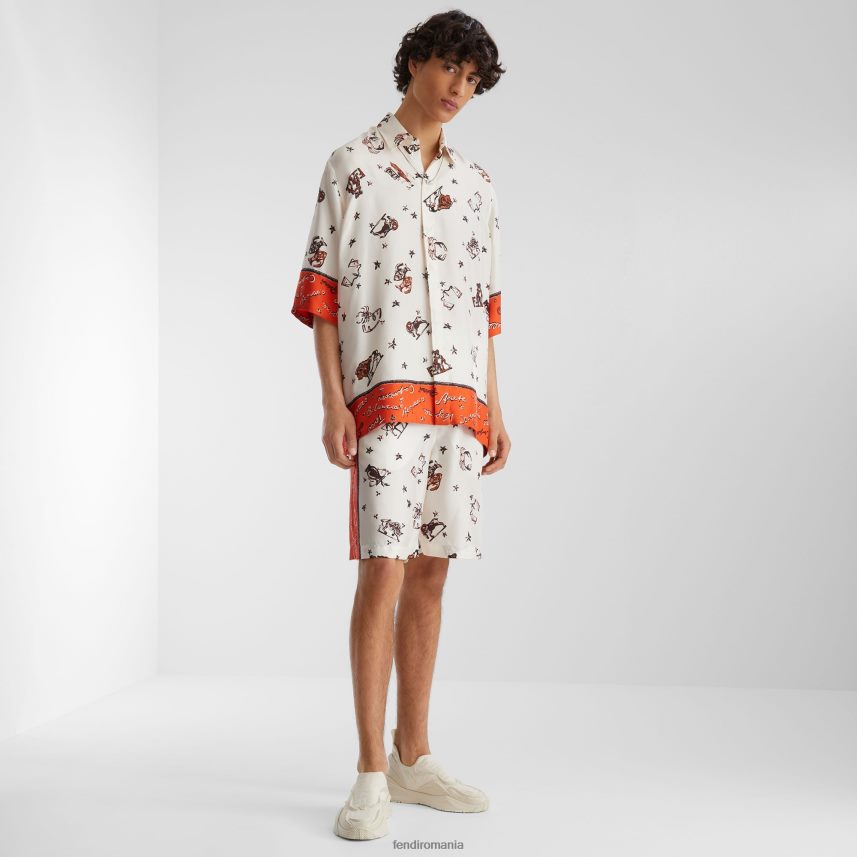 adidași de alergare din plasă alb Fendi bărbați încălţăminte 86084L2252