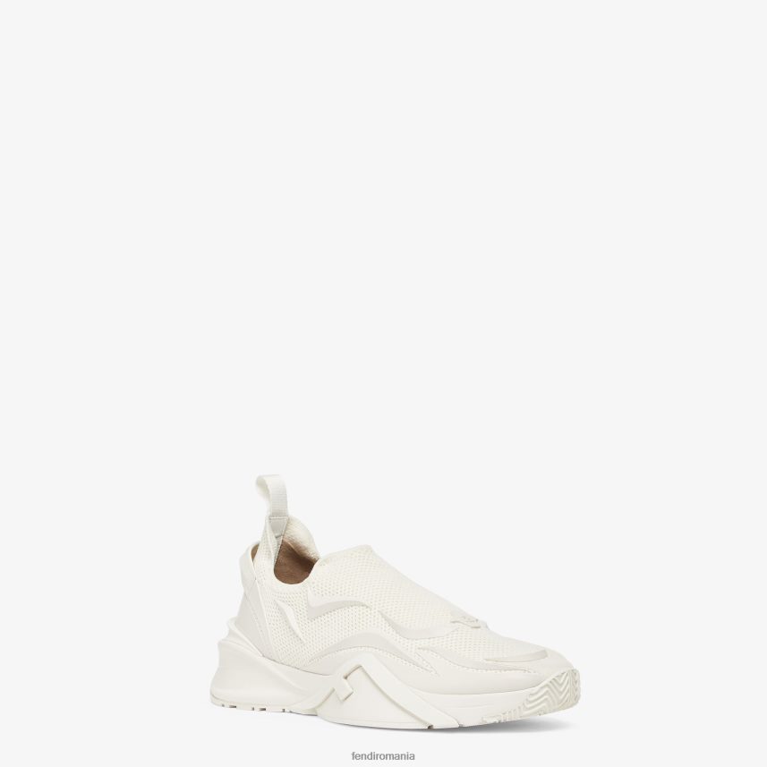 adidași de alergare din plasă alb Fendi bărbați încălţăminte 86084L2308
