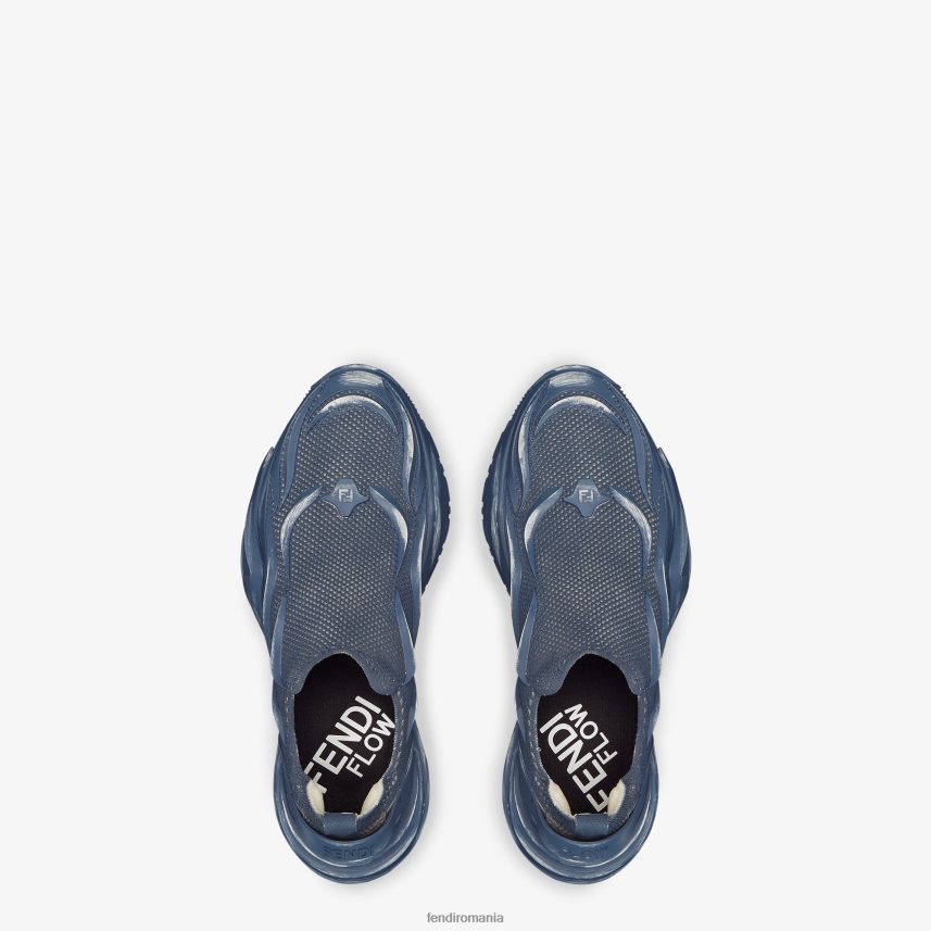 adidași de alergare din plasă albastru Fendi bărbați încălţăminte 86084L2264