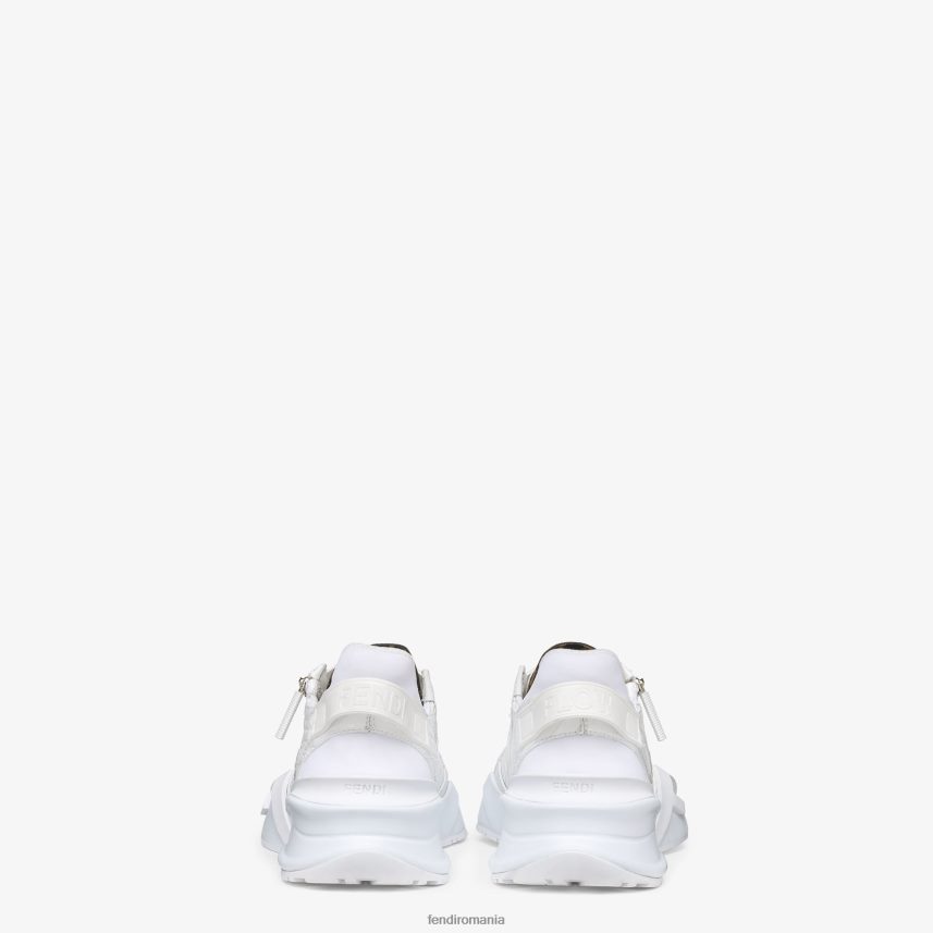 caiman low-tops alb Fendi bărbați încălţăminte 86084L2319