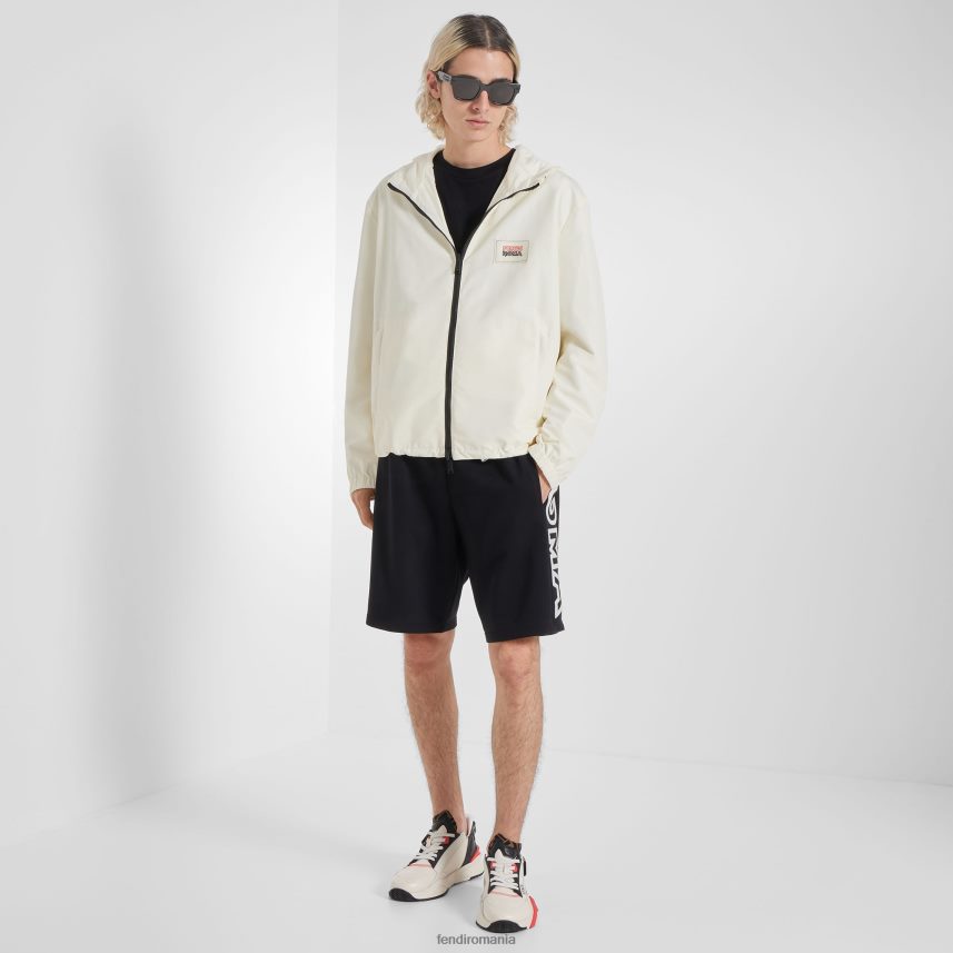 capsulă din piele de revelion lunar alb Fendi bărbați încălţăminte 86084L2306