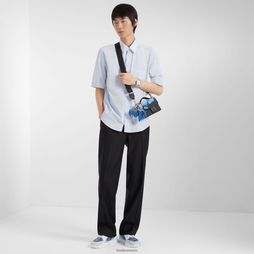 elaphe low-tops albastru deschis Fendi bărbați încălţăminte 86084L2294