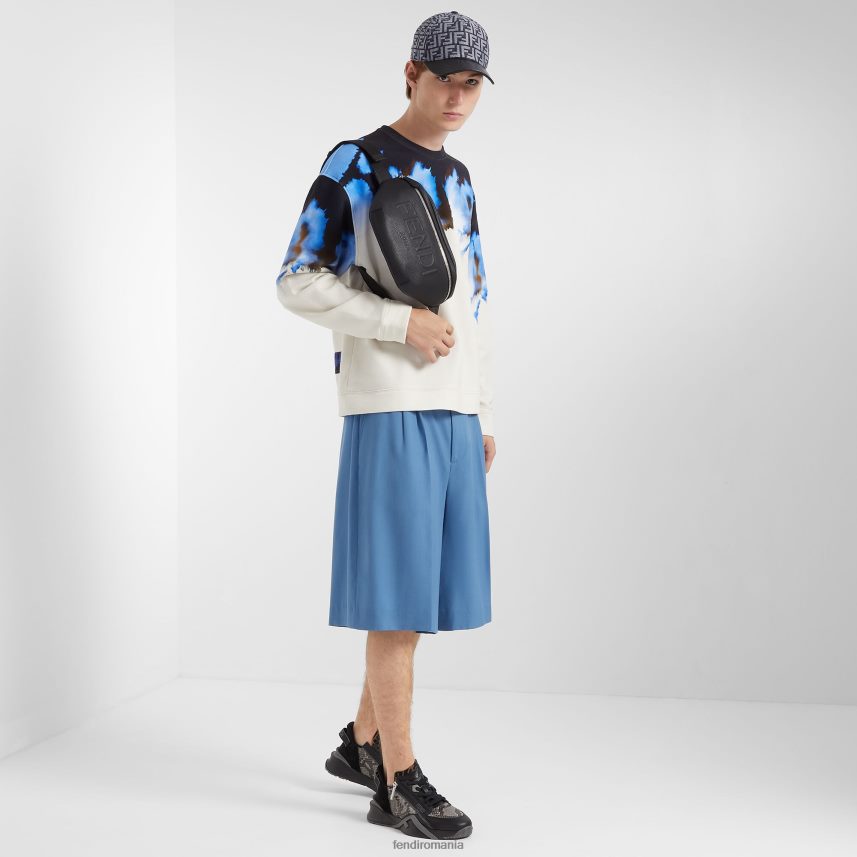 elaphe low-tops gri Fendi bărbați încălţăminte 86084L2295