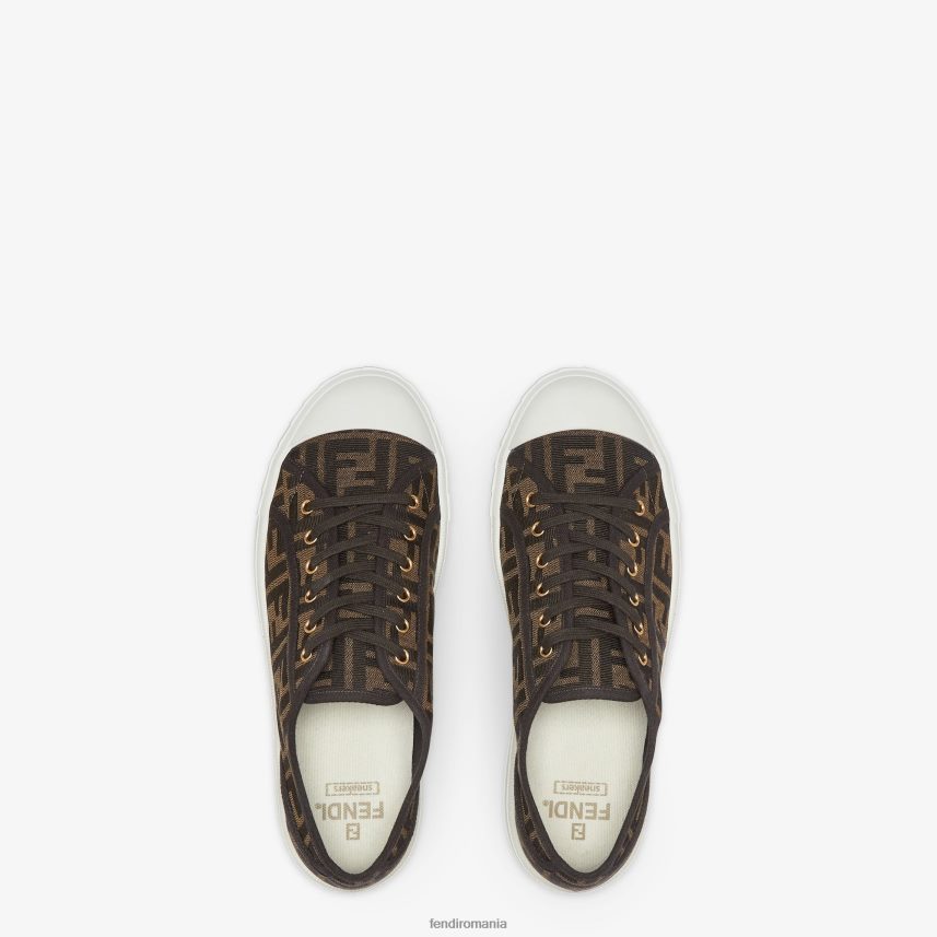 top-uri din material textil maro Fendi bărbați încălţăminte 86084L2259