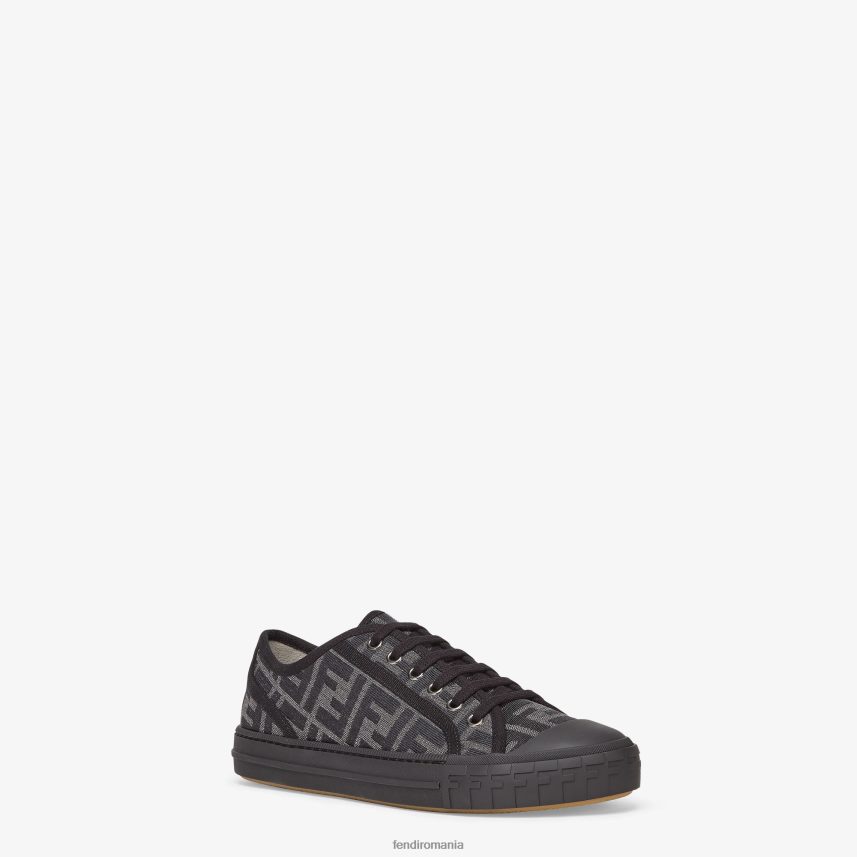 top-uri din material textil negru Fendi bărbați încălţăminte 86084L2260