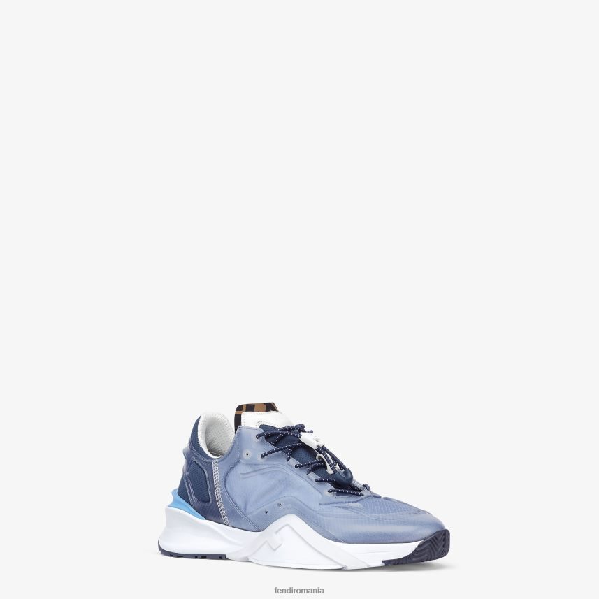 vârfuri joase din nailon albastru deschis Fendi bărbați încălţăminte 86084L2292