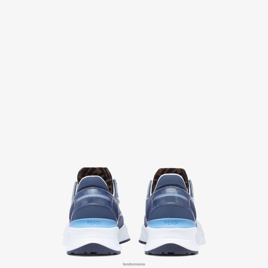 vârfuri joase din nailon albastru deschis Fendi bărbați încălţăminte 86084L2292
