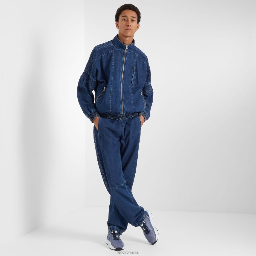 vârfuri joase din nailon albastru deschis Fendi bărbați încălţăminte 86084L2292