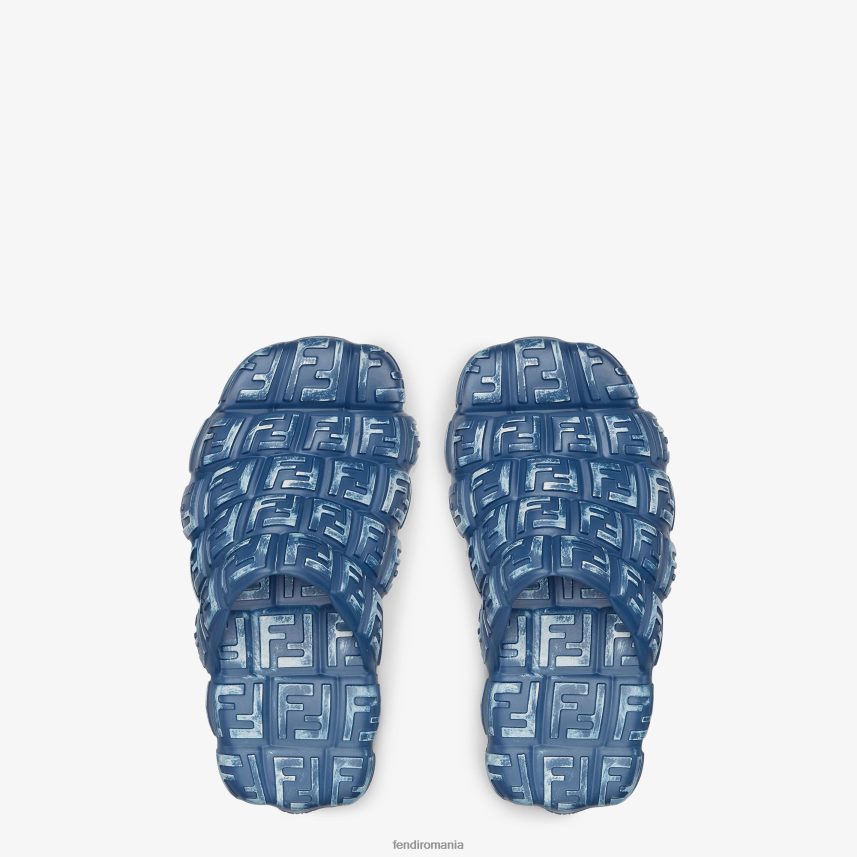 glisiere de cauciuc albastru Fendi bărbați încălţăminte 86084L2238