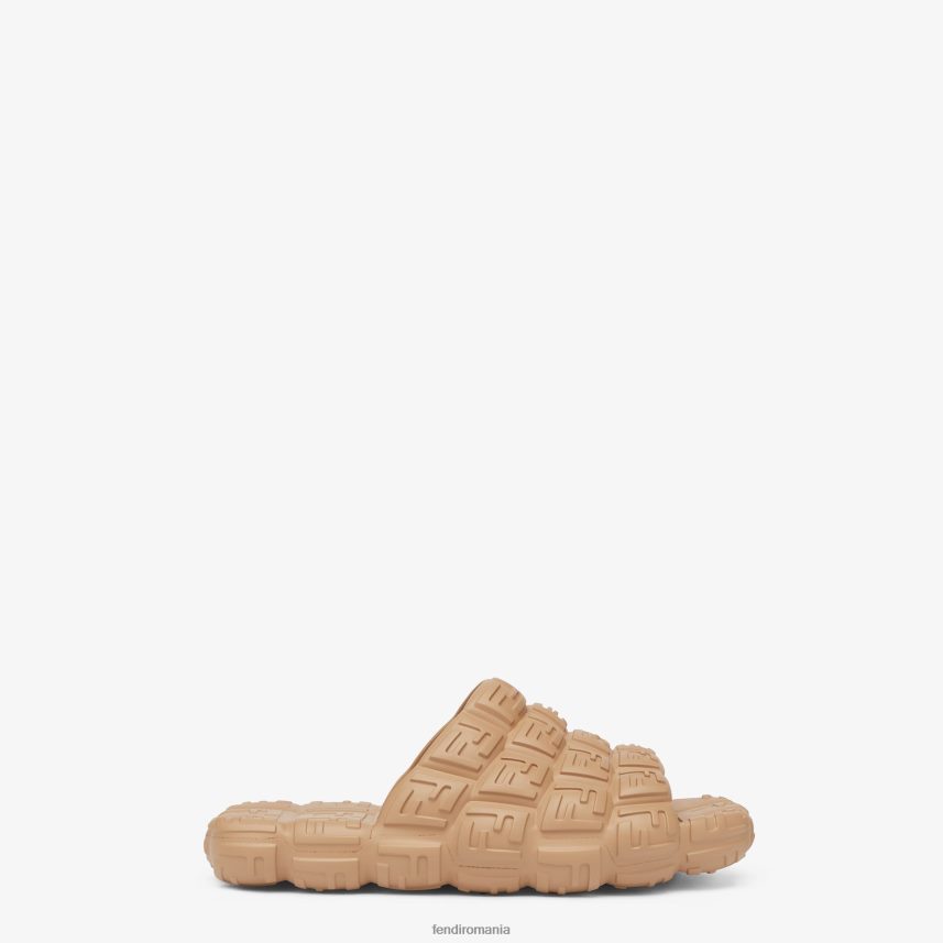 glisiere de cauciuc bej Fendi bărbați încălţăminte 86084L2229